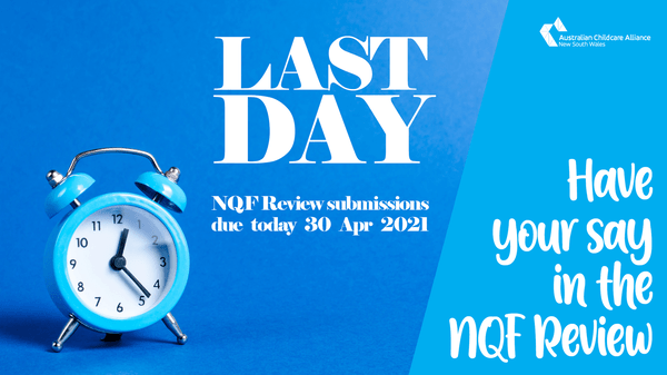 NQF Review: Your Last Day for Feedback