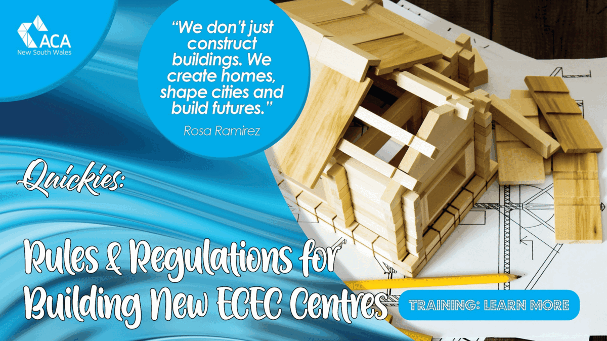 Rules and Regulations for Building new ECEC services 2024