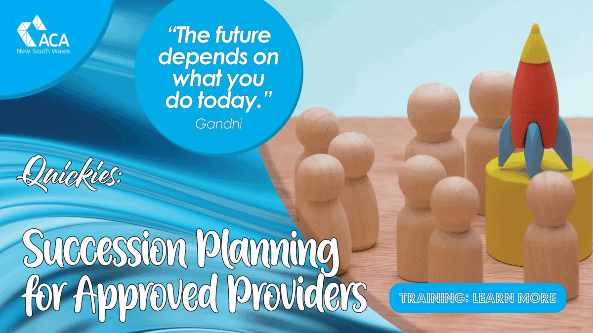Succession Planning for Approved Providers 2024