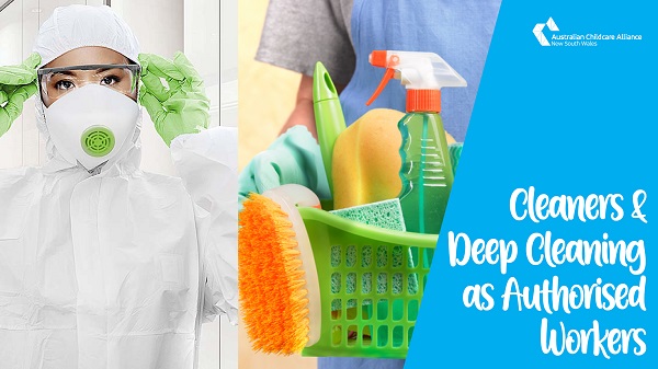 Cleaners & Deep Cleaners as Authorised Workers