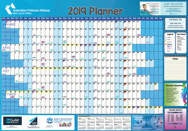 2019 wall planner 600x400