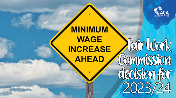 FWC: 5.75% Minimum wage increase announced for FY2023/2024