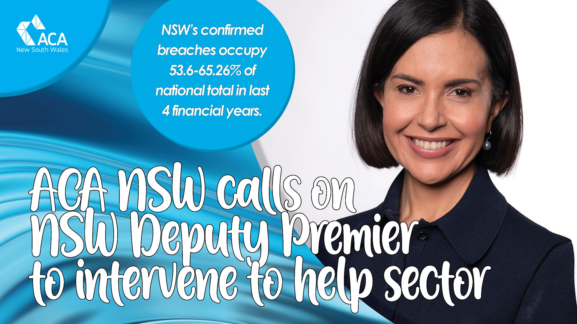 ACA NSW calls on NSW Deputy Premier to intervene to help sector