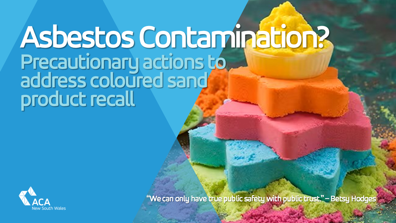 Sand contaminated with asbestos?