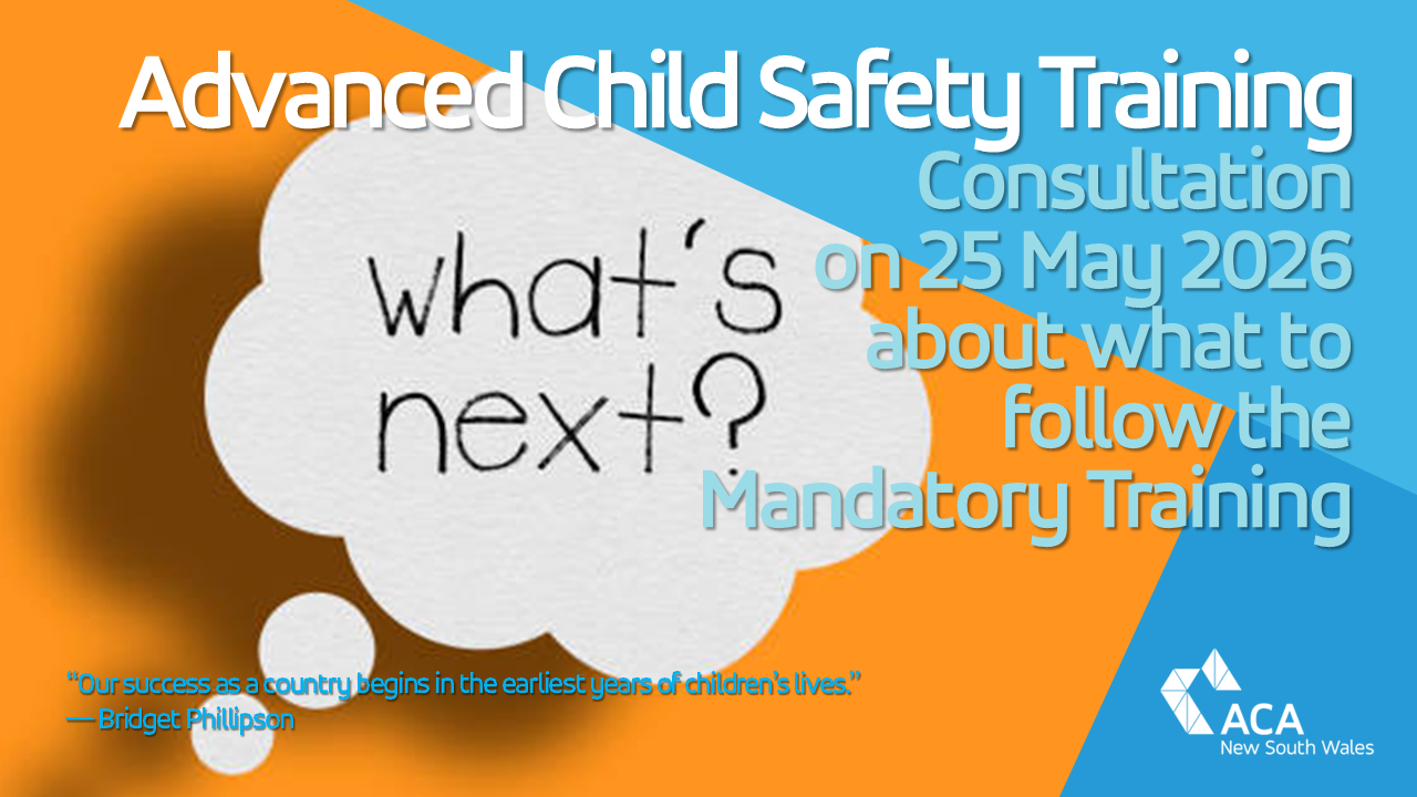 What should the Advanced Child Safety Training contain?