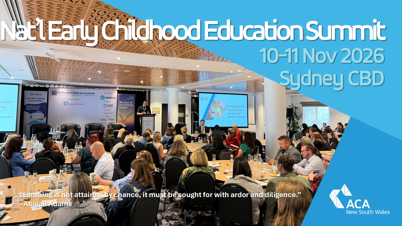 The second major conference in Sydney: the National Early Childhood Education Summit 2026