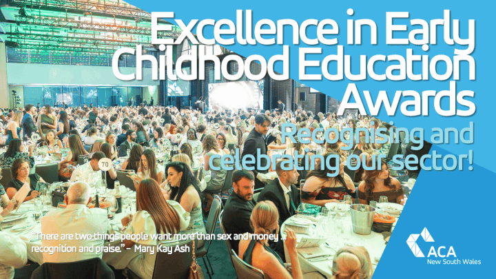 Engaging through the Excellence in Early Childhood Education Awards