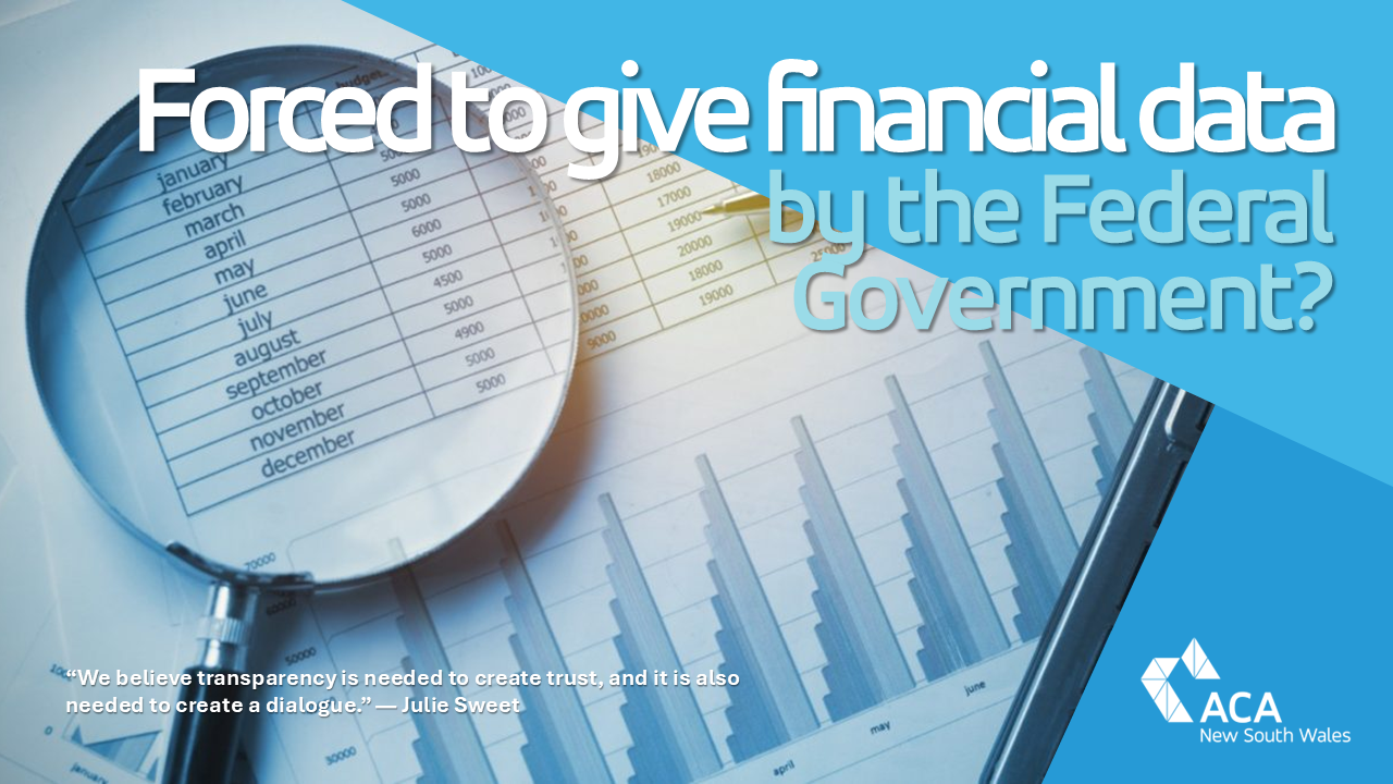 Called to release your financial data by the Federal Government?