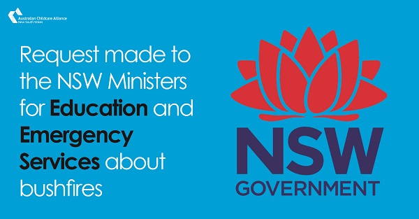 Banner Request to NSW Ministers re local emergencies