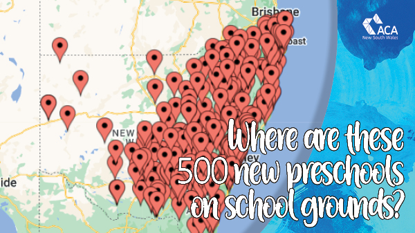 Where are these 500 new preschools on school grounds?