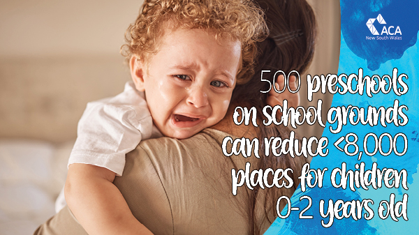 500 new preschools on school grounds can reduce 6,000-8,000 places for children 0-2 years old