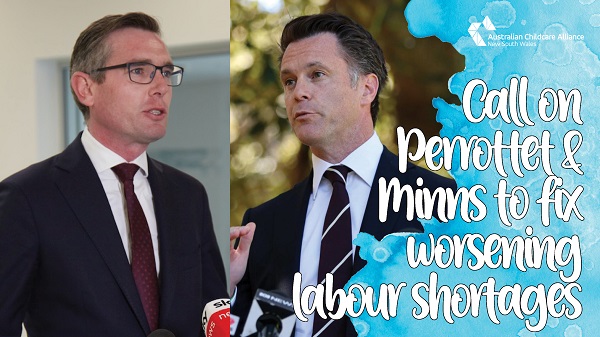 Call on Perrottet & Minns to fix worsening labour shortages for ECEC sector