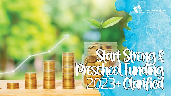 Start Strong and Preschool Funding from 2023 explained