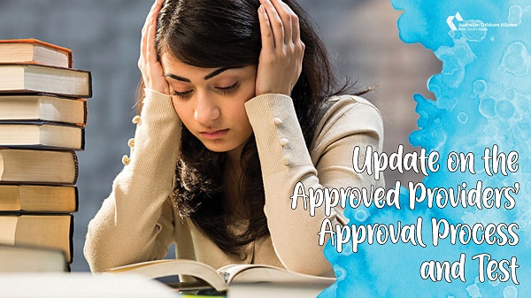 Update on the Approved Providers' Approval Process & Test