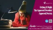 Quickies: Getting it Right: The Approved Provider's Approval Process 14/9/2021